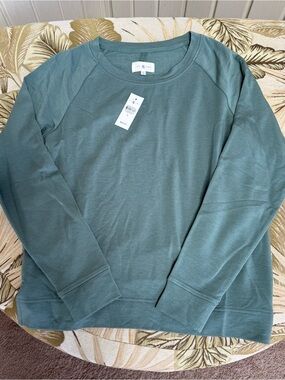 Women’s Lou&Grey Soft  Crewneck Sweatshirt- Muted Green S